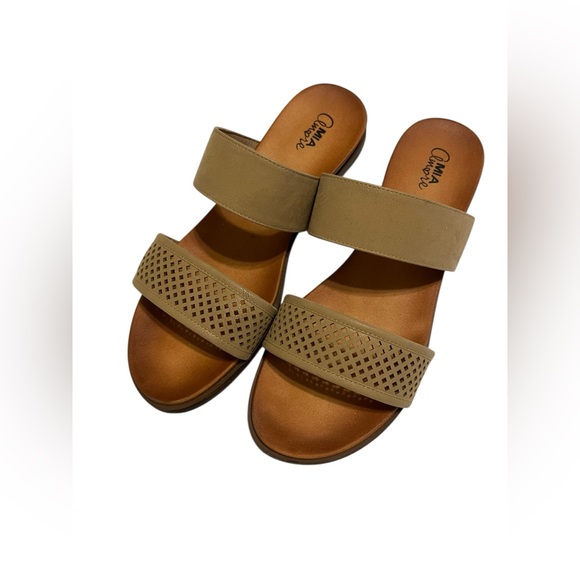 Mi Amore Shoes - Women's Tan Sandals